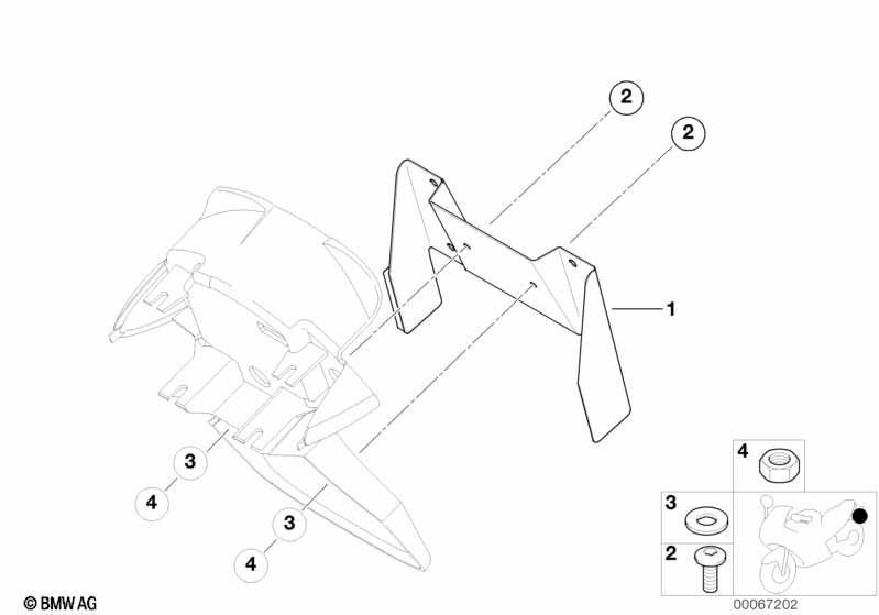 Адаптер кронштейна номерного знака