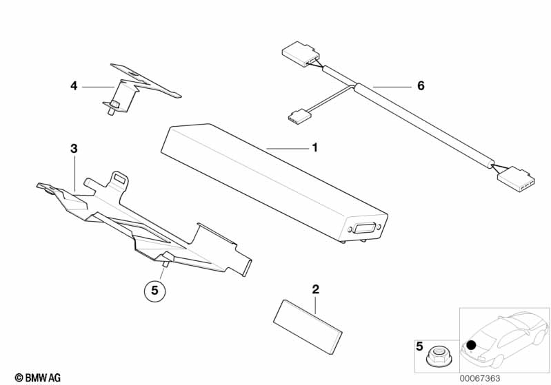 Детали мобильного телефона в салоне