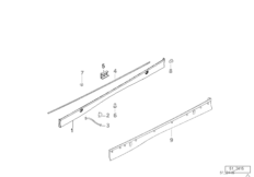 Накладка порог / арка колеса