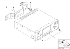 Радиоприемник системы навигации BMW
