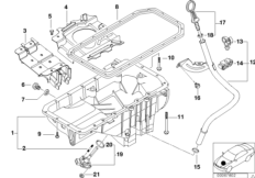 Масляный картер/маслоизмерит.приспособл.