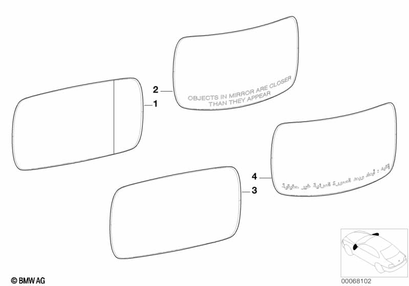 стекло зеркала