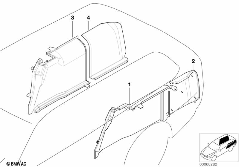 Индивид.обшивка багажного отделения