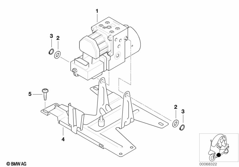 Антиблокир.система, модулятор давления