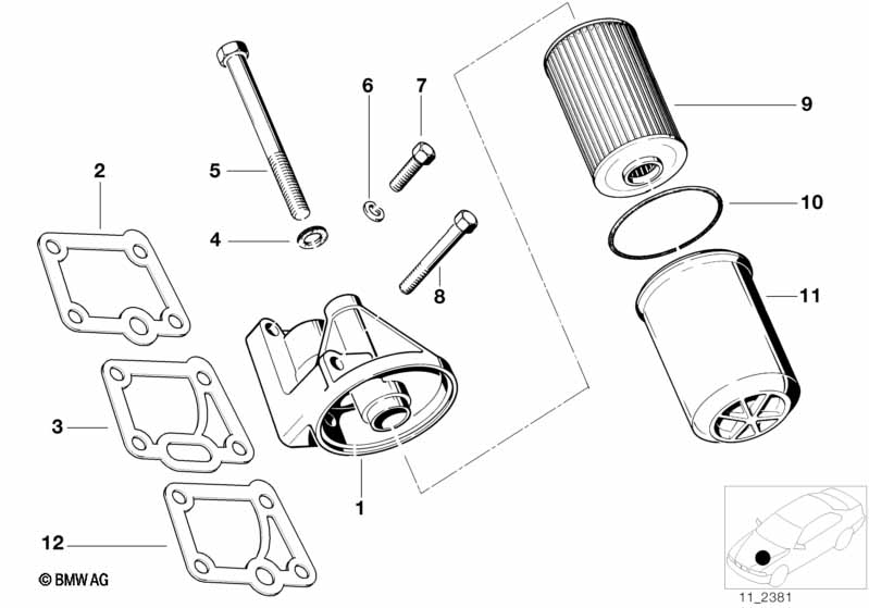 Смазочная система-масляный фильтр