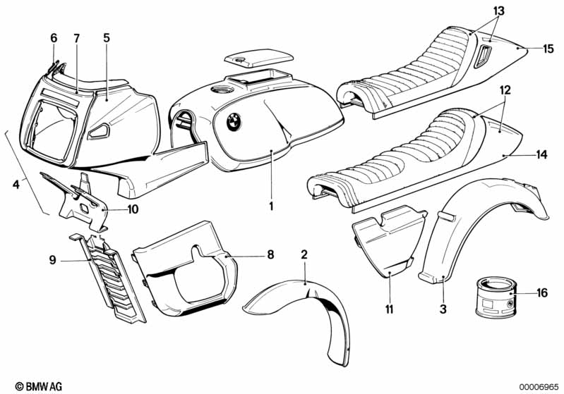 Окрашенные детали 519 schwarz