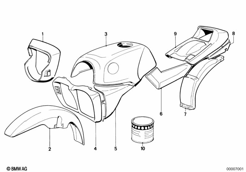 Окрашенные детали 576 polaris