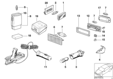 Различные огни