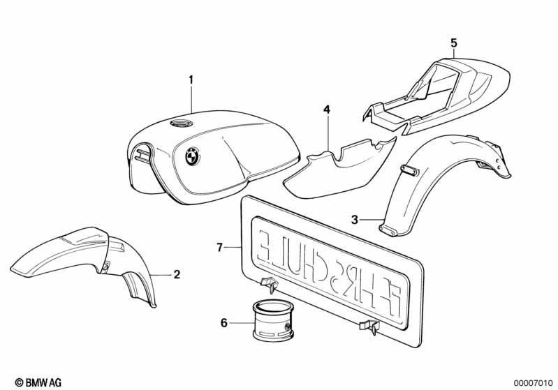 Окрашенные детали 519 schwarz
