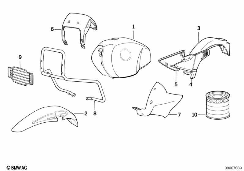 Окрашенные детали 640 avus-schwarz