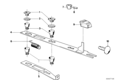Сиденье Пд-крепление подголовника