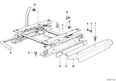 Сиденье Пд-механизм регул.сид.по высоте