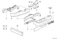 Сиденье Пд накладки сиденья