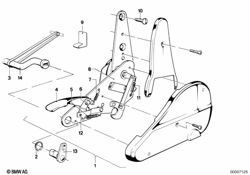 Сиденье Пд-фурнитура сиден.с откид.спин.