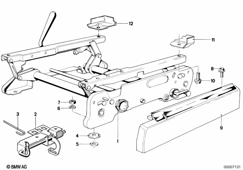 Сиденье Пд-механизм регул.сид.по высоте