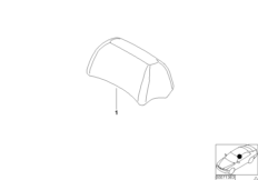 Подголовник Individual Зд кожа