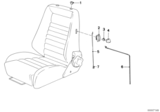Сист.разблокир.спинки спорт.сиден.Recaro