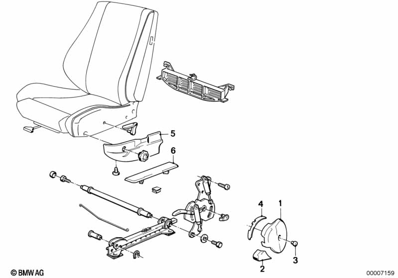 Накладки спортивного сиденья BMW