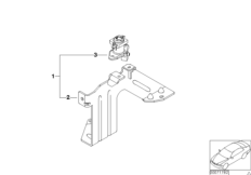 Адаптер ж.цельнос.крыши куз.для изм.отд.
