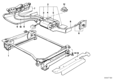 Сиденье Пд-система э/регулир.по высоте