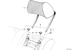 подголовники задние