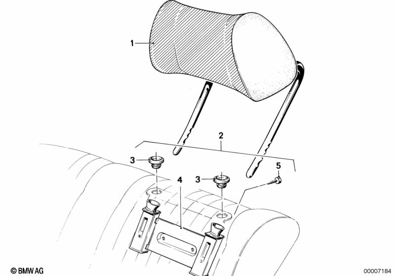 подголовники задние