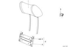 подголовники задние