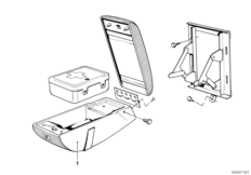 Обивка нижней части подлокотника Зд
