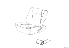 Обивка подушки Пд мерный товар