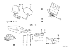 Сиденье Пд детали привода сиденья