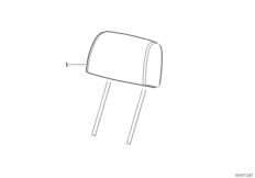 Сиденье Пд, подголовник спорт.сиденья