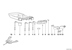 детали спортивного сиденья BMW