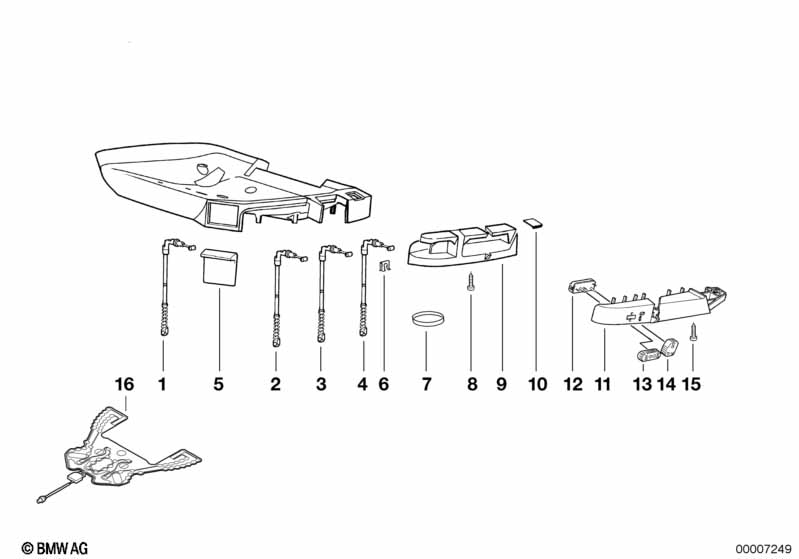 детали спортивного сиденья BMW