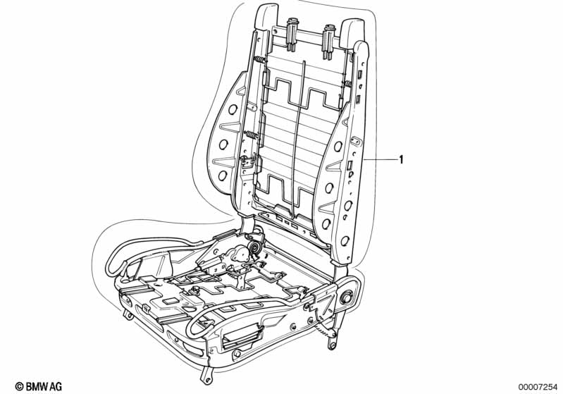 Ремонтное спортивное сиденье BMW