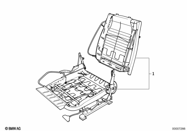Ремонтное спортивное сиденье BMW