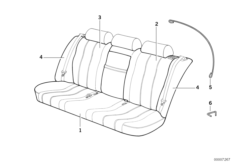 Люк для длинн.предмет./детали набивки
