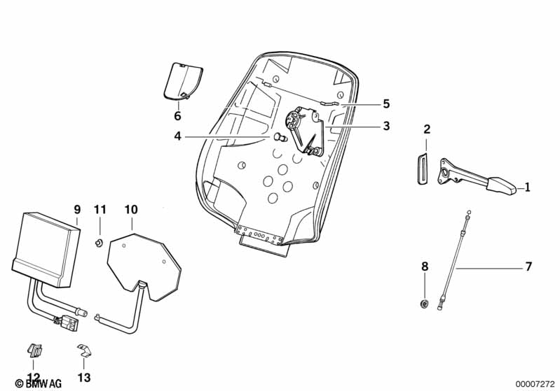 Сиденье Пд механизм разблокировки