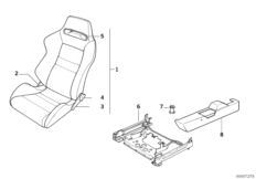 Спортивное сиденье Recaro