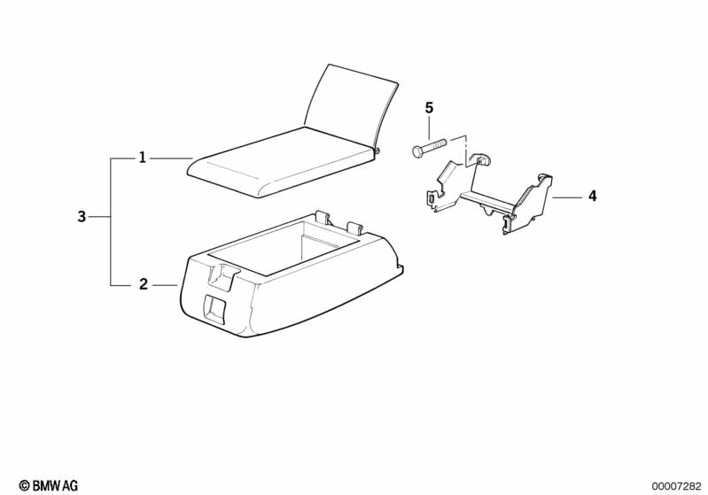 Подлокотник Зд двухчастный