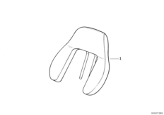 Сиденье Пд, подголовник спорт.сиденья