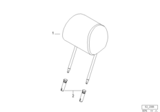 Сиденье Пд, подголовник базового сиденья
