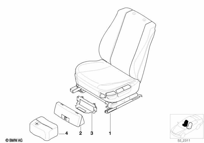 Сиденье Пд в сборе