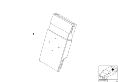 М/ф подлокотник с люком Alcantara Indiv