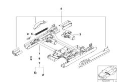 Сиденье Пд направляющая сиденья