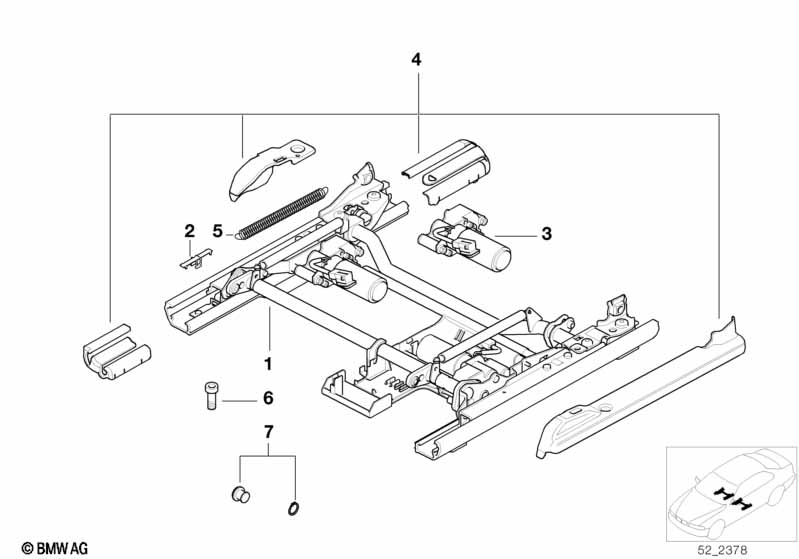 Сиденье Пд направляющая сиденья