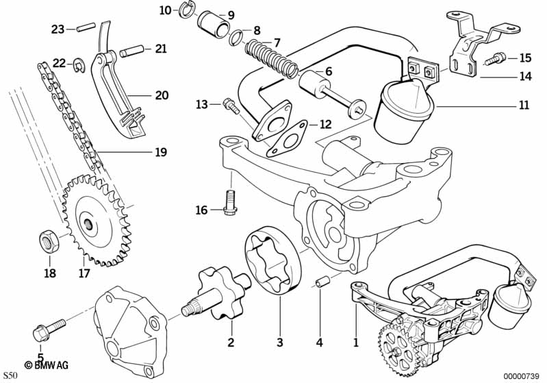 Смазочная система/маслян.насос с прив.