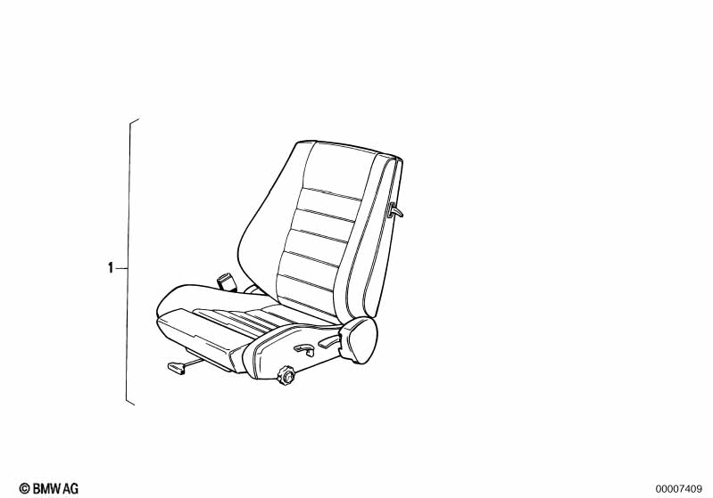 спортивное сиденье BMW