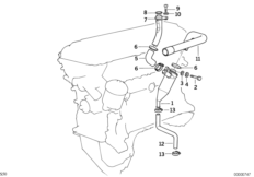 Система вентиляц.картера/маслоотделитель