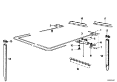 Детали люка с подъемно-сдвижной крышкой