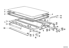 Подъемно-сдвижная крышка люка/Рама люка